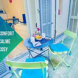 Studio T1 Centre - Ideal Couple & Amis - Confort - Wifi - Calme - Climatisation - Coin Terrasse Appartement